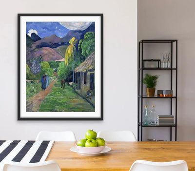 Rue De Tahiti by Paul Gauguin - Classic Canvas or Art Print - I Heart Wall Art
