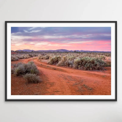 Saltbush- Australian Outback Landscape Photographic Print I Heart Wall Art Australia