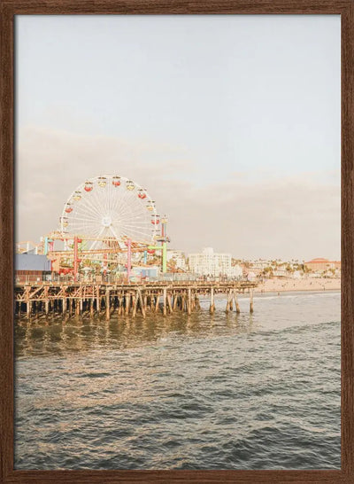 Santa Monica - Stretched Canvas, Poster or Fine Art Print I Heart Wall Art