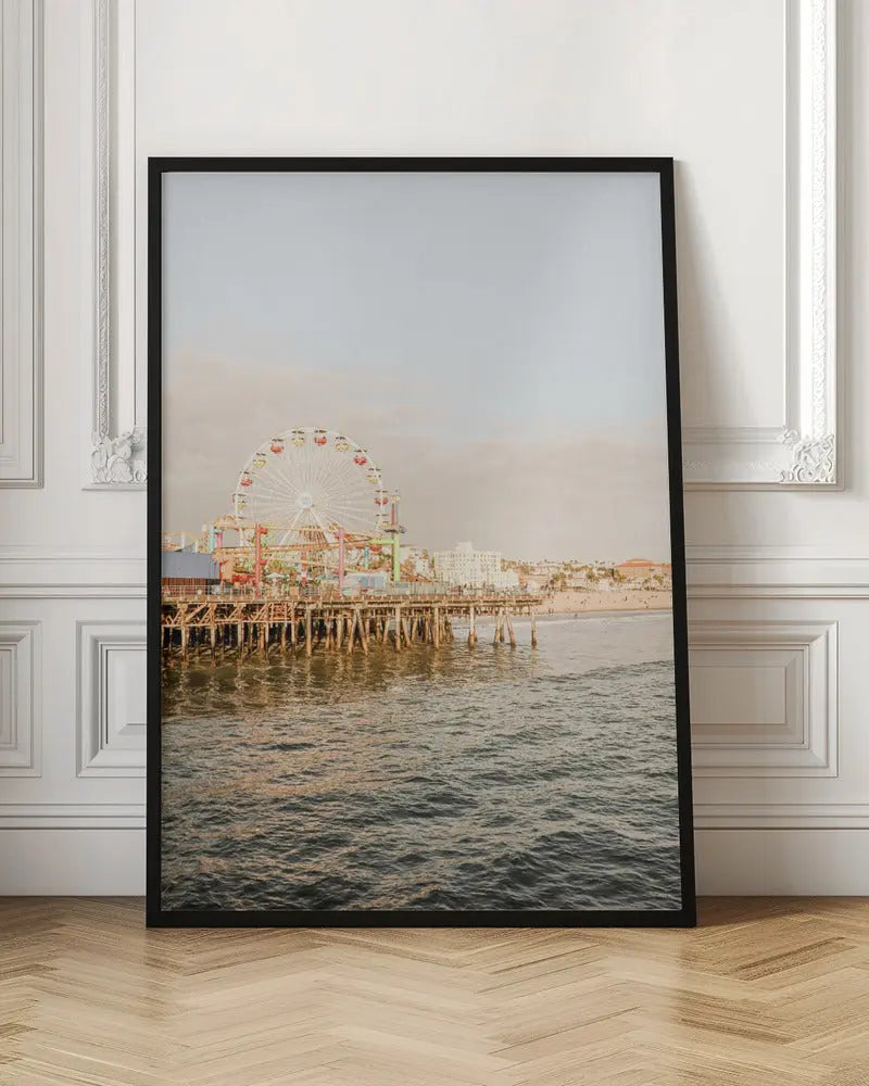 Santa Monica - Stretched Canvas, Poster or Fine Art Print I Heart Wall Art