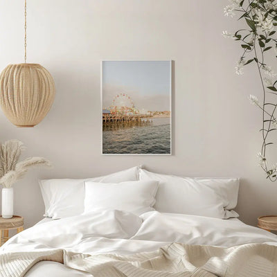 Santa Monica - Stretched Canvas, Poster or Fine Art Print I Heart Wall Art