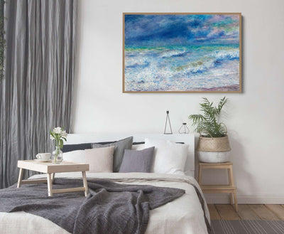 Seascape (1897) by Renoir - Fine Art or Canvas Print I Heart Wall Art Australia