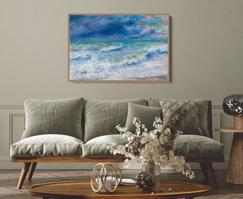 Seascape (1897) by Renoir - Fine Art or Canvas Print I Heart Wall Art Australia