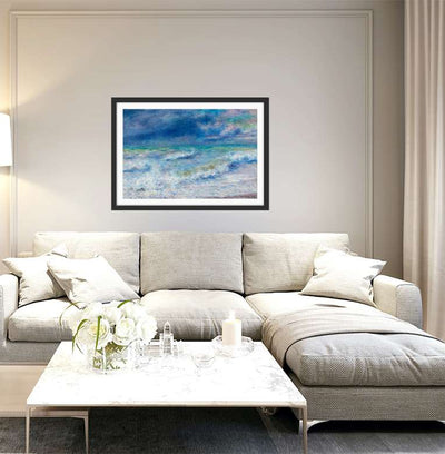 Seascape (1897) by Renoir - Fine Art or Canvas Print I Heart Wall Art Australia