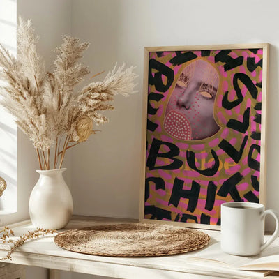 Selling Lies Series   Bullshit - Stretched Canvas, Poster or Fine Art Print I Heart Wall Art