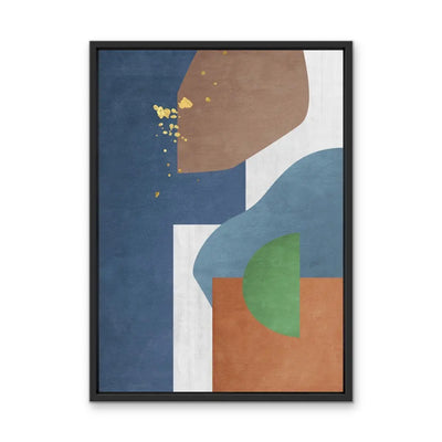Shape and Texture Series -  Print Eight  - Colourful Abstract Geometric Art and Canvas Print Series I Heart Wall Art Australia 