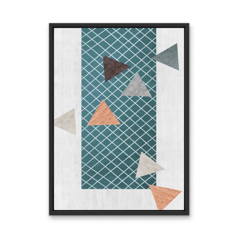 Shape and Texture Series -  Print Five  - Colourful Abstract Geometric Art and Canvas Print Series I Heart Wall Art Australia 