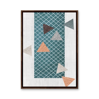 Shape and Texture Series -  Print Five  - Colourful Abstract Geometric Art and Canvas Print Series I Heart Wall Art Australia 
