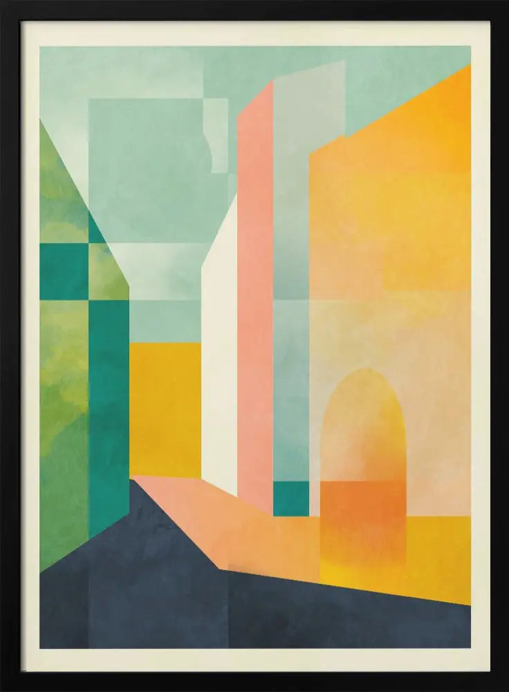 Spaces 3 Town - Stretched Canvas, Poster or Fine Art Print I Heart Wall Art