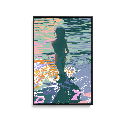 Splash By Unratio - Stretched Canvas Print or Framed Fine Art Print - Artwork I Heart Wall Art Australia 