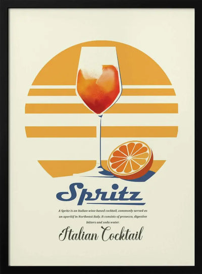 Spritz summer print - Stretched Canvas, Poster or Fine Art Print I Heart Wall Art