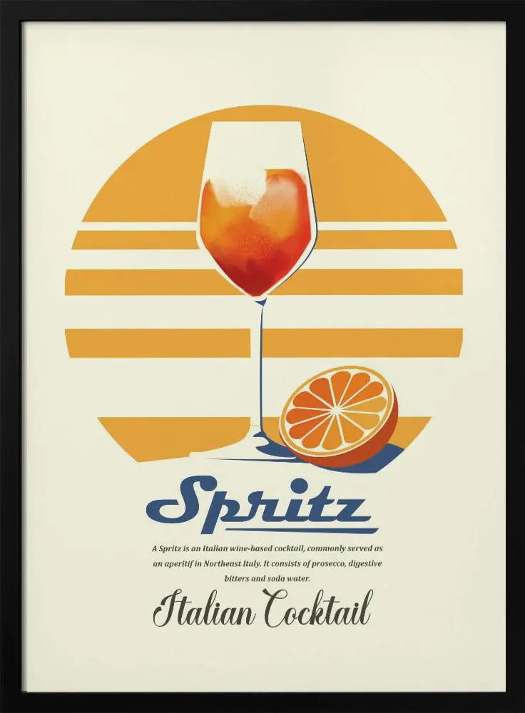 Spritz summer print - Stretched Canvas, Poster or Fine Art Print I Heart Wall Art