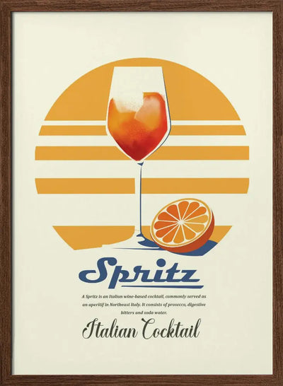 Spritz summer print - Stretched Canvas, Poster or Fine Art Print I Heart Wall Art