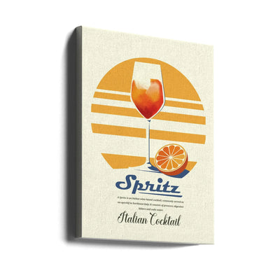 Spritz summer print - Stretched Canvas, Poster or Fine Art Print I Heart Wall Art