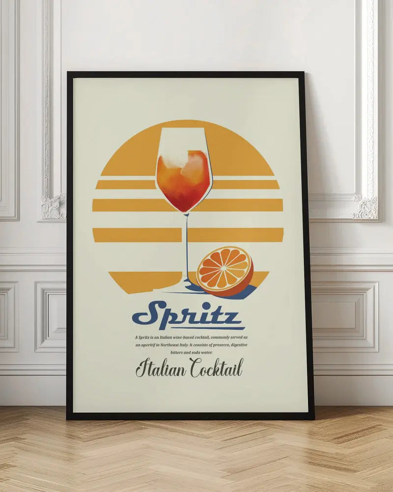 Spritz summer print - Stretched Canvas, Poster or Fine Art Print I Heart Wall Art