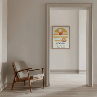 Spritz summer print - Stretched Canvas, Poster or Fine Art Print I Heart Wall Art