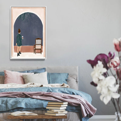 Starry Night by Ivy Green Illustrations - Stretched Canvas Print or Framed Fine Art Print - Artwork I Heart Wall Art Australia 