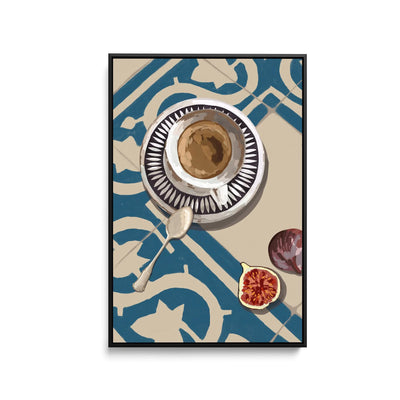 Still Coffee on the Floor - Contemporary Still Art - Stretched Canvas Print or Framed Fine Art Print - Artwork I Heart Wall Art Australia 
