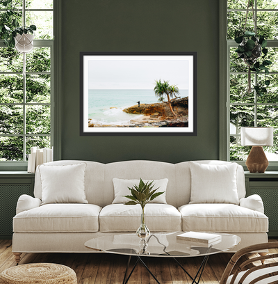 Fishing On Stradbroke Island - Photographic Art Print of Fisherman At Stradbroke Island