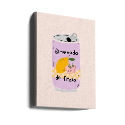 Strawberry Lemonade - Stretched Canvas, Poster or Fine Art Print I Heart Wall Art