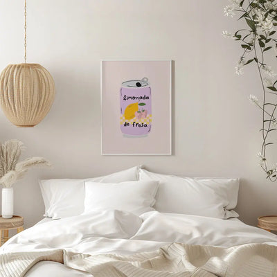 Strawberry Lemonade - Stretched Canvas, Poster or Fine Art Print I Heart Wall Art