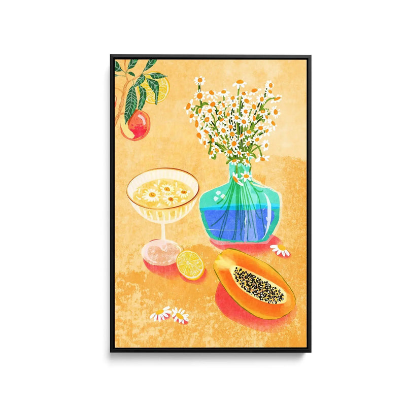 Summer Day Vibes by Raissa Oltmanns - Stretched Canvas Print or Framed Fine Art Print - Artwork I Heart Wall Art Australia 