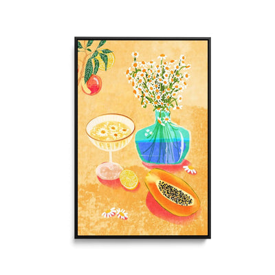 Summer Day Vibes by Raissa Oltmanns - Stretched Canvas Print or Framed Fine Art Print - Artwork I Heart Wall Art Australia 