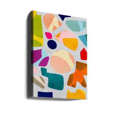 Summer cut outs - Stretched Canvas, Poster or Fine Art Print I Heart Wall Art