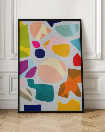 Summer cut outs - Stretched Canvas, Poster or Fine Art Print I Heart Wall Art