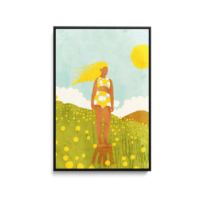 Sunny Energy by Gigi Rosado - Stretched Canvas Print or Framed Fine Art Print - Artwork - I Heart Wall Art