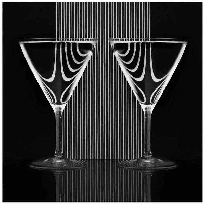 Symmetry - Square Stretched Canvas, Poster or Fine Art Print I Heart Wall Art