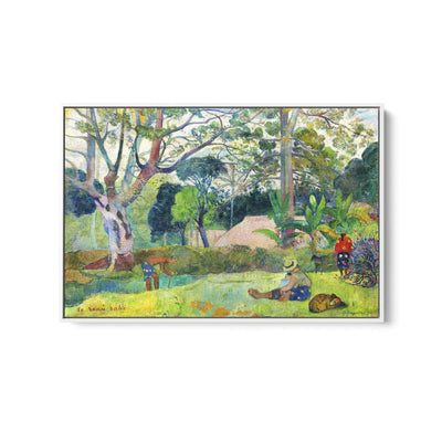 The Big Tree (Te raau rahi) (1891) by Paul Gauguin - Stretched Canvas Print or Framed Fine Art Print - Artwork I Heart Wall Art Australia 