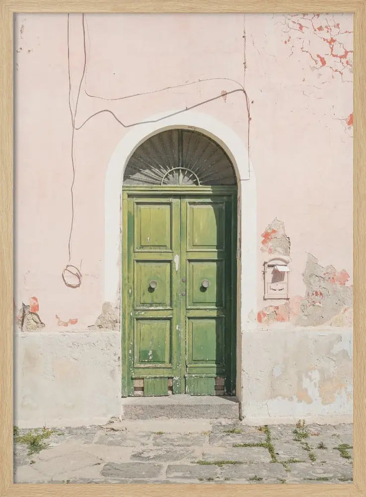 The Green Door - Stretched Canvas, Poster or Fine Art Print I Heart Wall Art
