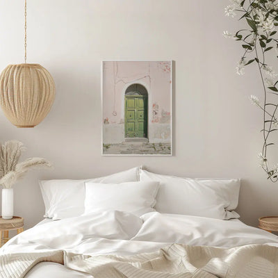 The Green Door - Stretched Canvas, Poster or Fine Art Print I Heart Wall Art