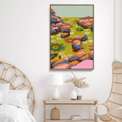 The Gulch By Unratio - Stretched Canvas Print or Framed Fine Art Print - Artwork I Heart Wall Art Australia 
