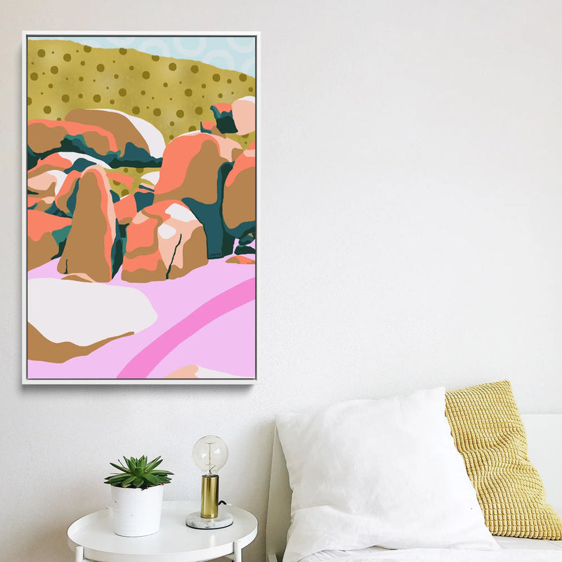 The Island By Unratio - Stretched Canvas Print or Framed Fine Art Print - Artwork I Heart Wall Art Australia 