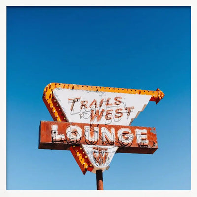 Trails West Lounge - Square Stretched Canvas, Poster or Fine Art Print I Heart Wall Art
