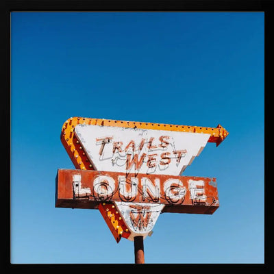 Trails West Lounge - Square Stretched Canvas, Poster or Fine Art Print I Heart Wall Art