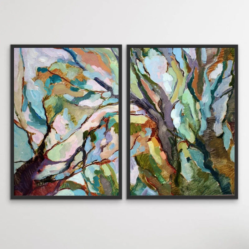 Two Piece Eucalypt Forest Print Set - Australian Bush Canvas Prints