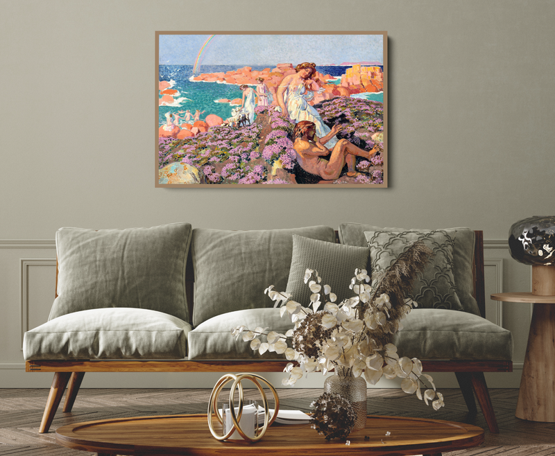 Ulysses with Calypso (1905) by Maurice Denis - Fine Art or Canvas Print I Heart Wall Art Australia