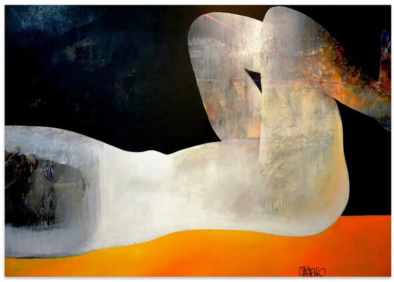 Under the Moon - Stretched Canvas, Poster or Fine Art Print I Heart Wall Art