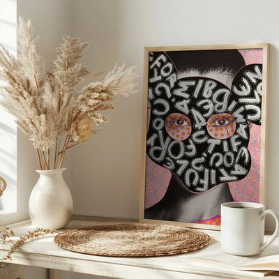 Unpaid Sickness Series   Am I Beautiful Enough for You - Stretched Canvas, Poster or Fine Art Print I Heart Wall Art