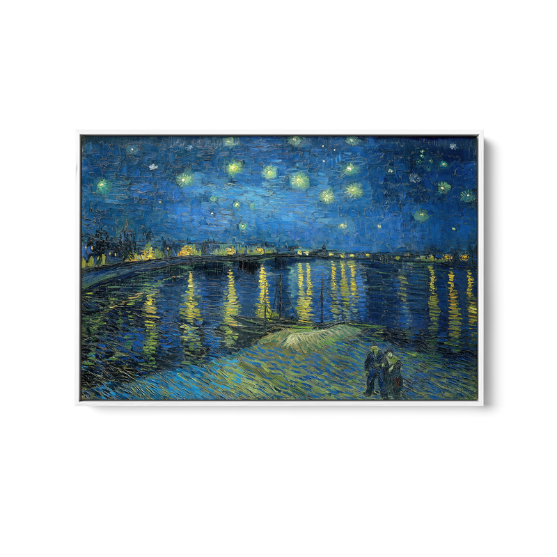 Starry Night Over the Rhone (1888) by Van Gogh - Fine Art or Canvas Print I Heart Wall Art Australia