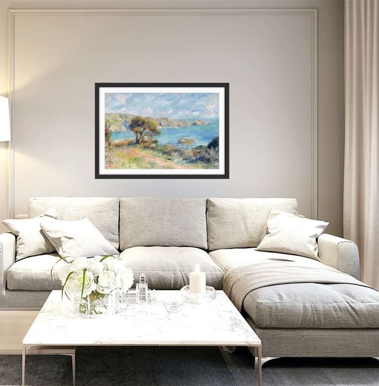 View from Guernsey by Renoir - Fine Art or Canvas Print I Heart Wall Art Australia