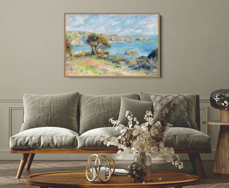 View from Guernsey by Renoir - Fine Art or Canvas Print I Heart Wall Art Australia