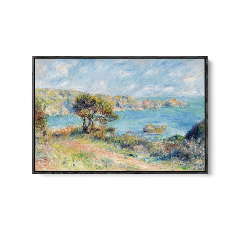 View from Guernsey by Renoir - Fine Art or Canvas Print I Heart Wall Art Australia