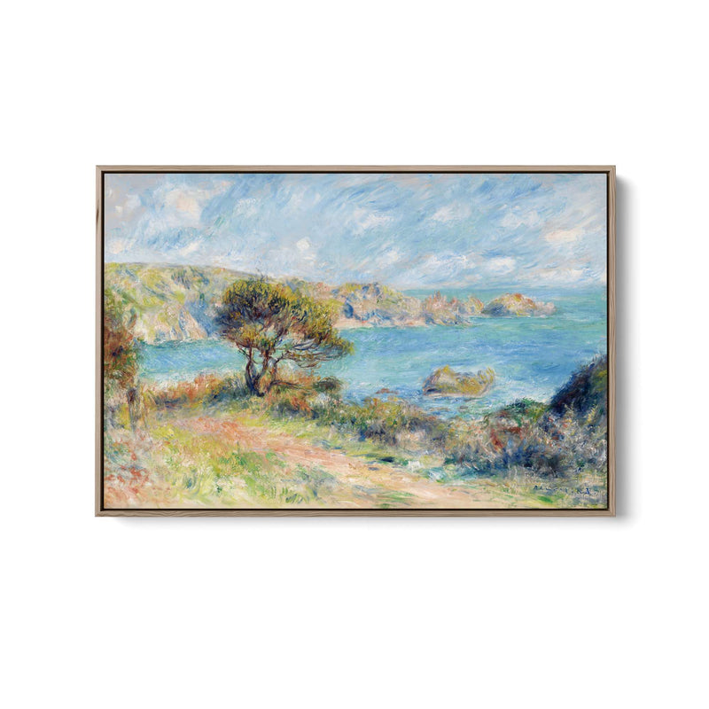 View from Guernsey by Renoir - Fine Art or Canvas Print I Heart Wall Art Australia