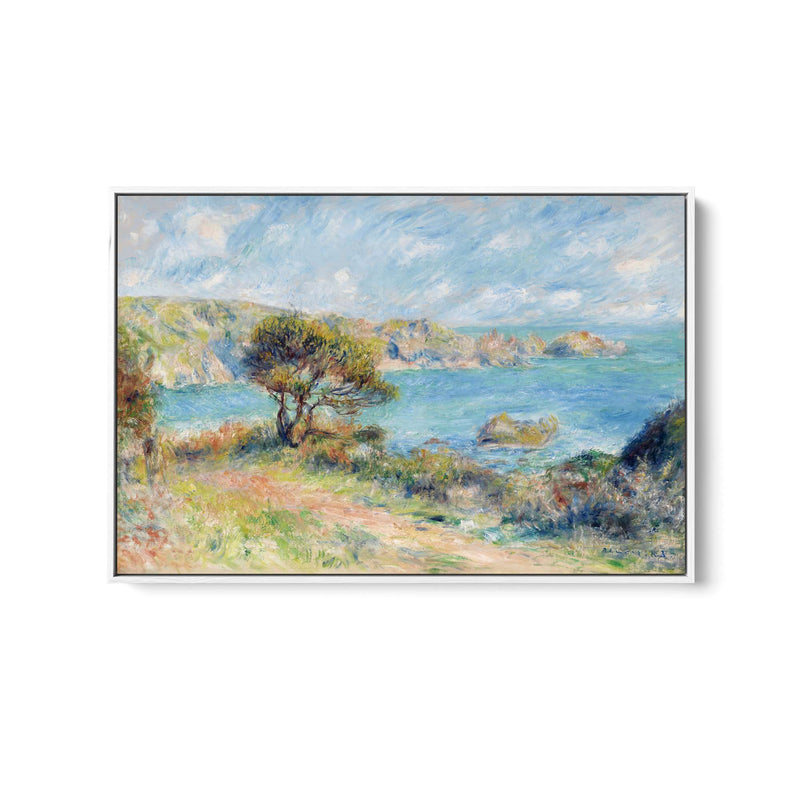 View from Guernsey by Renoir - Fine Art or Canvas Print I Heart Wall Art Australia