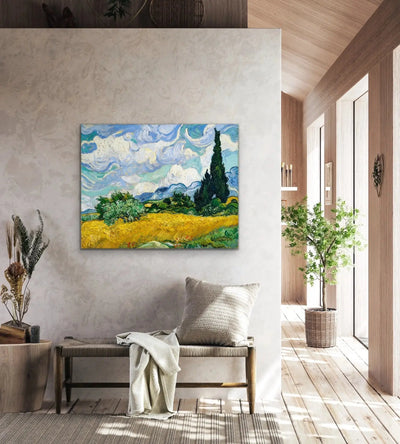 Vincent Van Gogh Wheat Field with Cypresses 1889 - Canvas or Art Print - I Heart Wall Art