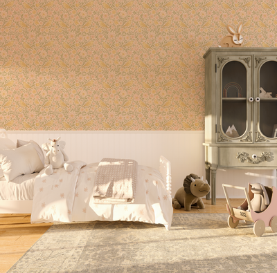 Sweet Little Birdy Vintage Wallpaper - Peel and Stick Adhesive Wallpaper I Heart Wall Art Australia